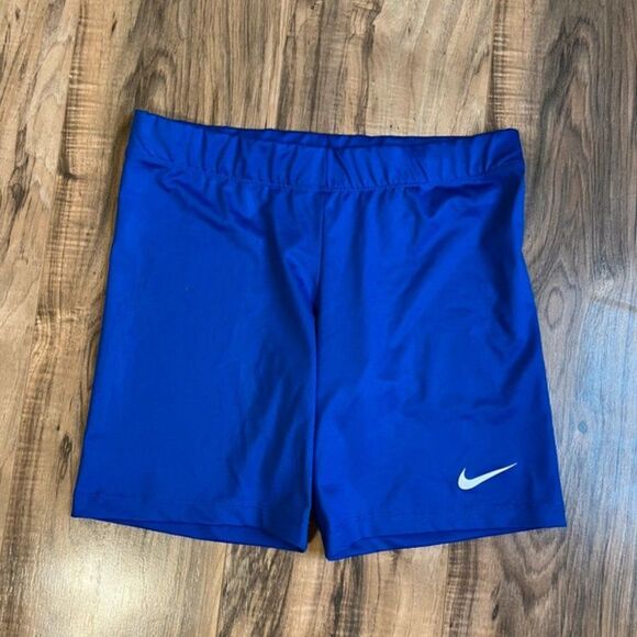 Nike Dri-fit medium blue shorts - Picture 1 of 4